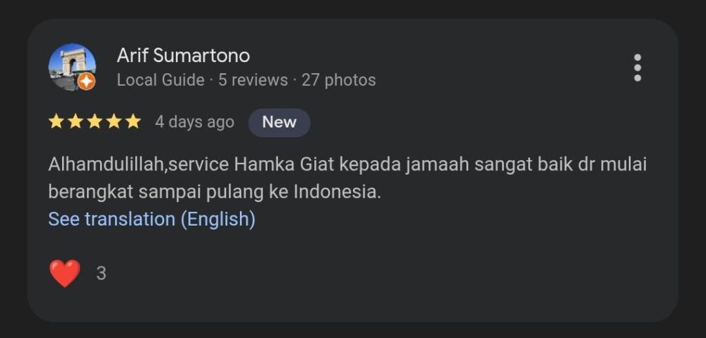 review jama'ah hamkagiat