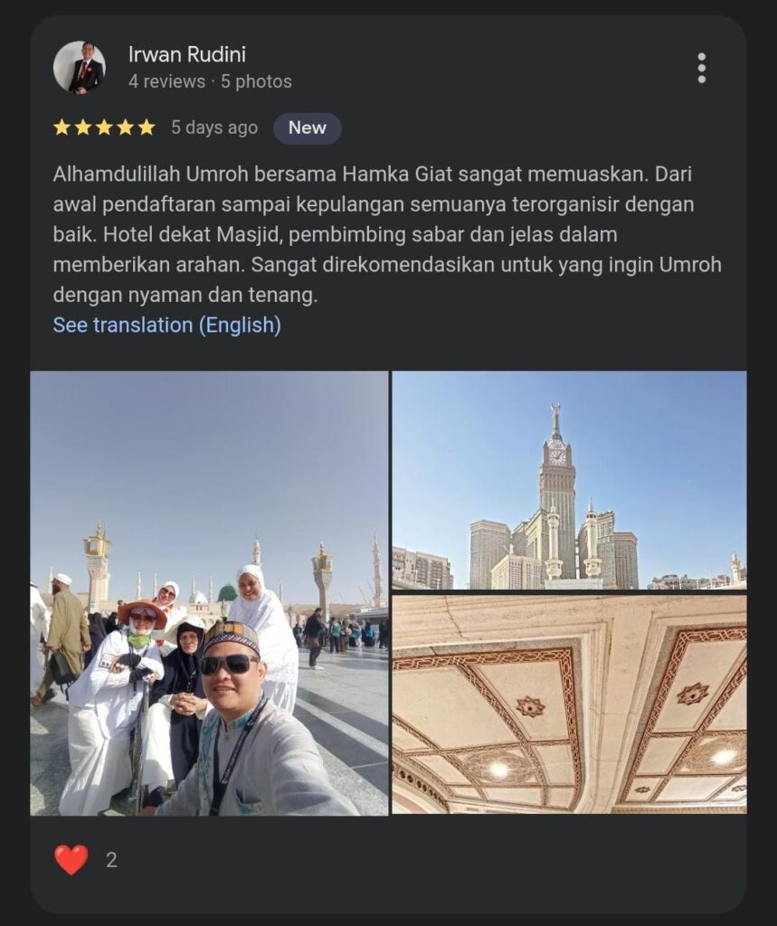 review jama'ah hamkagiat